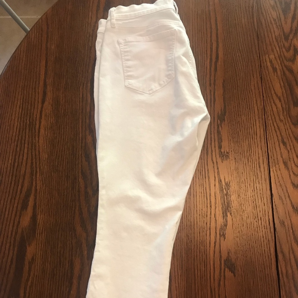 Loft white jeans